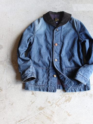 ACE HOTELバズリクソンズビームス別注デニムカバーオール丸襟ショールカラー BEAMS（ビームス）の「ACE HOTEL×BUZZ RICKSON'S / 別注 ショール