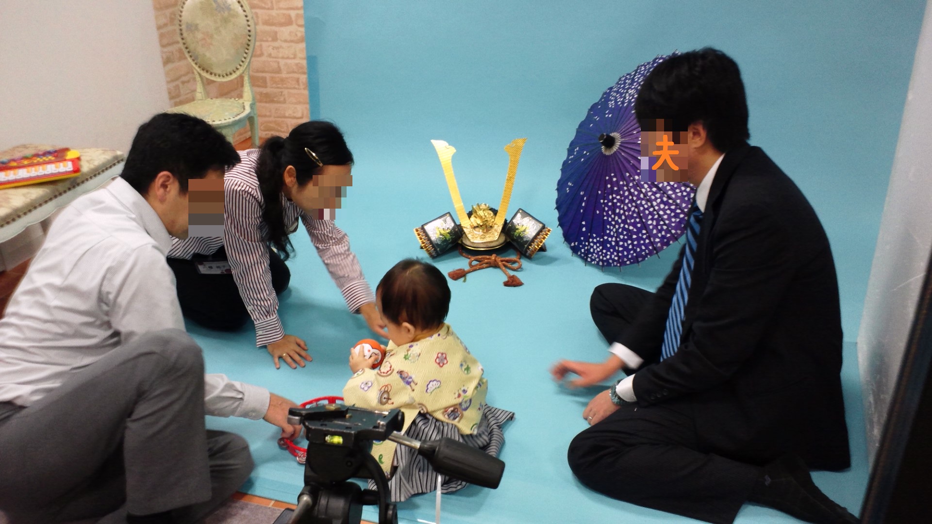1歳の記念写真を撮ってきました_a0267942_1505374.jpg
