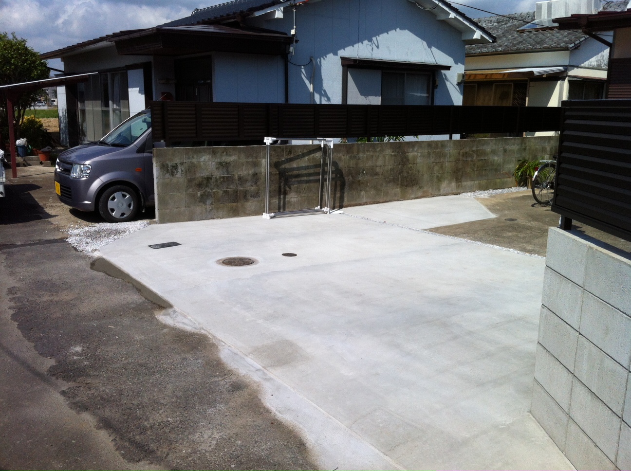 宮崎市Y様邸車庫増設工事_b0236217_1257473.jpg