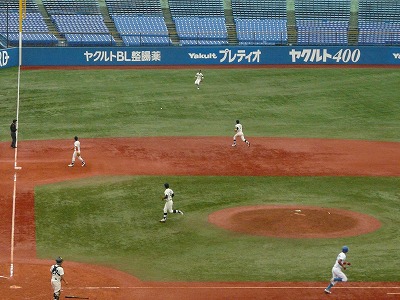 國學院大対青学大 10月3日 東都大学野球1部_b0166128_17155348.jpg
