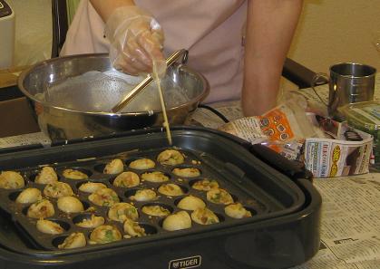たこ焼き at 敬老会!_e0163042_127441.jpg