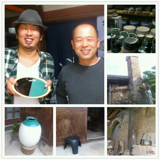 因州中井窯 ぼてぼて茶碗 黒白 民藝 柳宗理（◎希少入手困難◎民