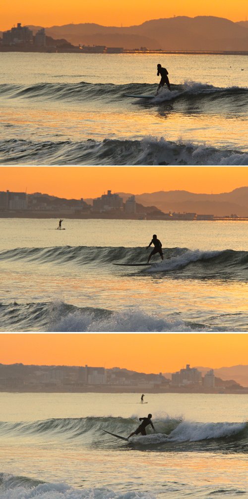 2012/10/12(FRI) Surfing in a morning glow. _a0157069_6112561.jpg