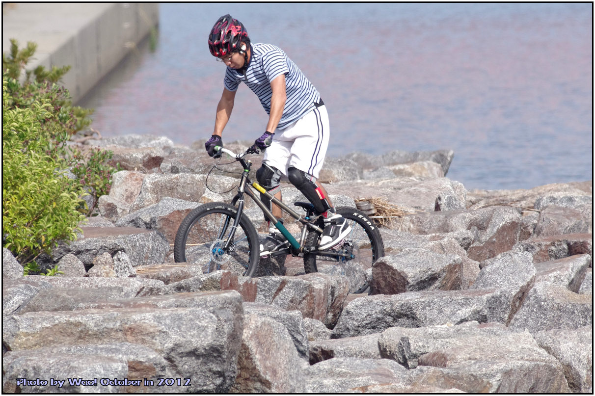 ＭＴＢ・トライアル　練習風景_c0198669_16231860.jpg