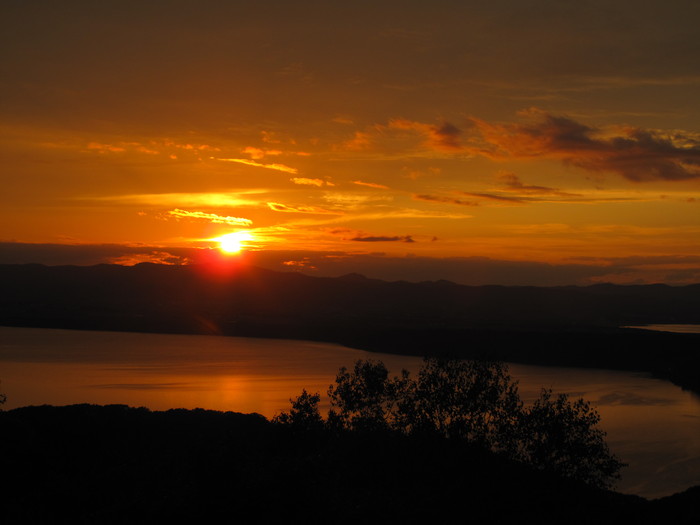 網走湖の夕日_b0268615_7165440.jpg