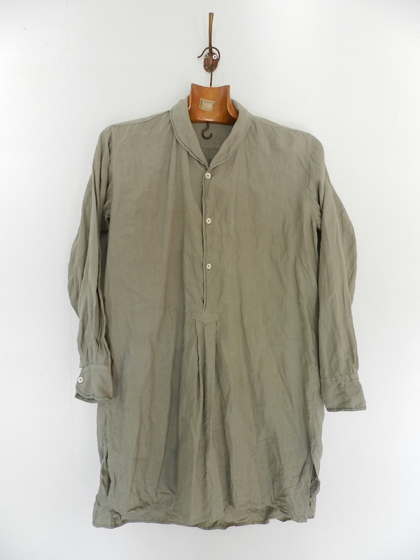 Linen grand-pa shirts over dyed with vintage gray_f0226051_1141765.jpg