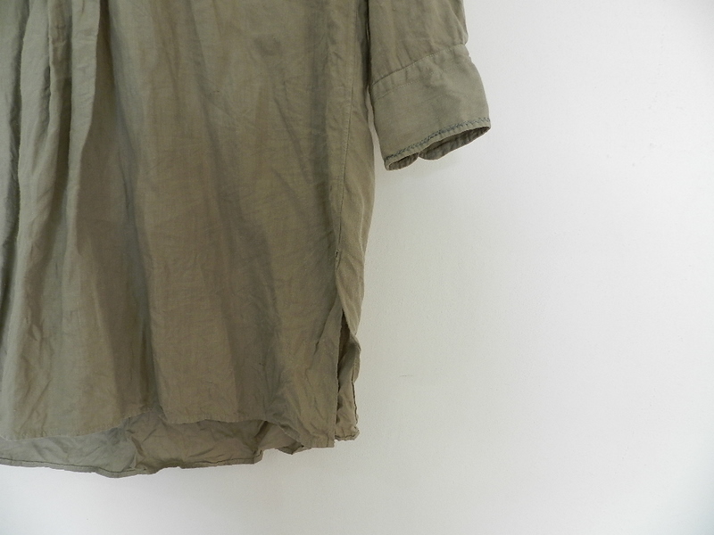 Linen grand-pa shirts over dyed with vintage gray_f0226051_1142147.jpg