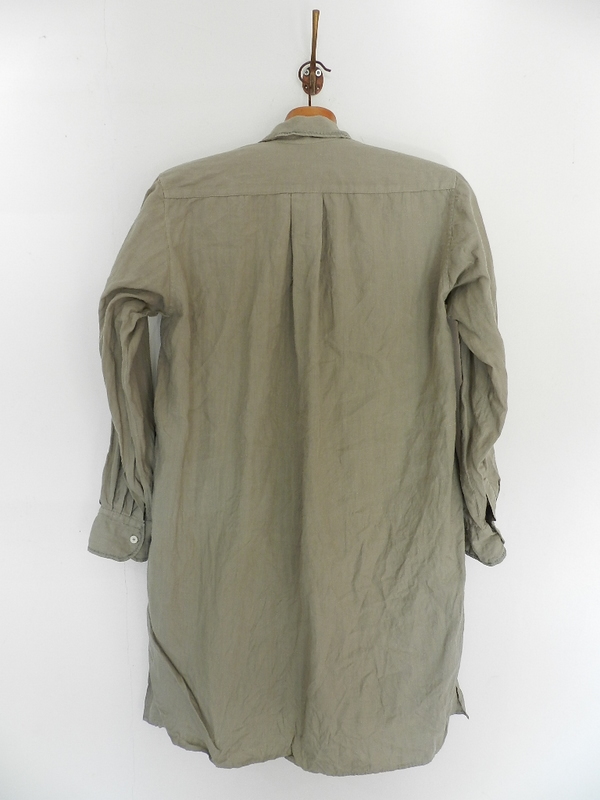 Linen grand-pa shirts over dyed with vintage gray_f0226051_11421962.jpg