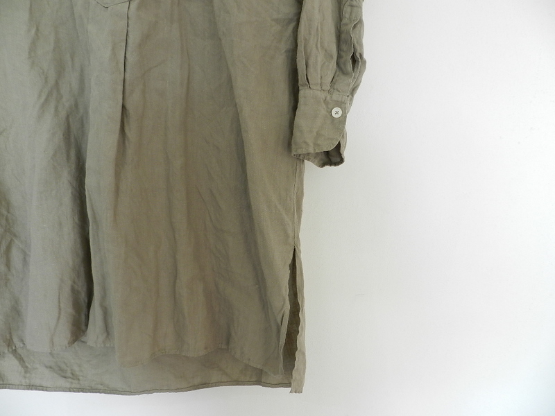 Linen grand-pa shirts over dyed with vintage gray_f0226051_114412.jpg