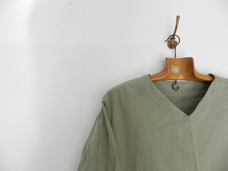 Linen grand-pa shirts over dyed with vintage gray_f0226051_11461134.jpg