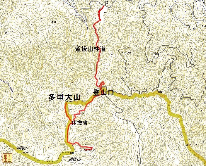 多里大山～道後山（鳥取県日南町側から）_b0156456_11435076.jpg