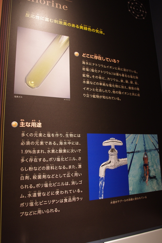 元素のふしぎ展へ 15 118種類の元素 塩素 アルゴン 世界はこんなにおもしろい