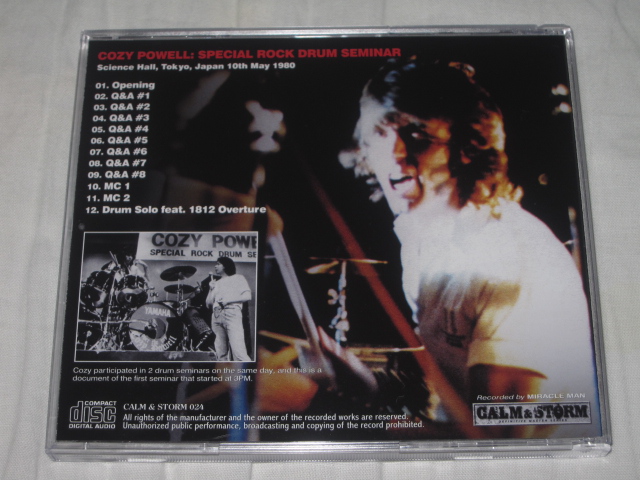 COZY POWELL / SPECIAL ROCK DRUM SEMINAR_b0042308_016574.jpg