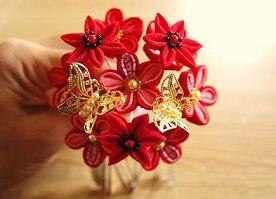 通信講座 二重の花かんざし_c0122475_1615481.jpg