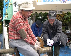 平成24年10月20日 道民森づくり ネットワークの集い2012 天候:雨時々曇 参加人数:13名_c0173813_2233880.jpg