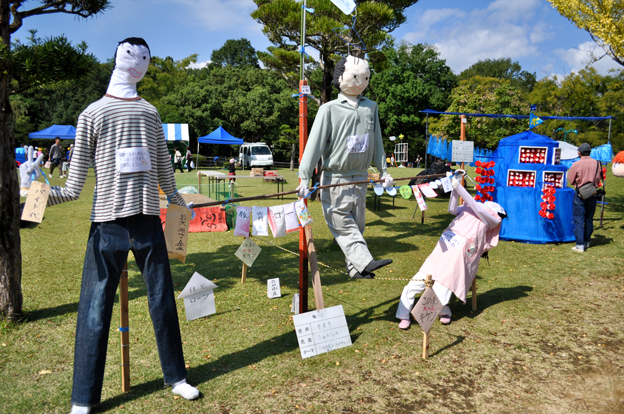 土佐の刃物まつり　かかしが沢山いるよ_f0231460_2171977.jpg