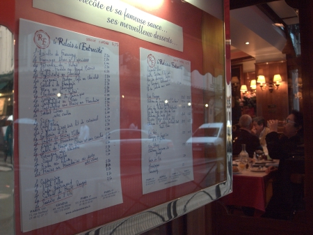 Le Relais de l\'Entrecote 　6区　　～パリのレストラン～_b0207147_16512367.jpg