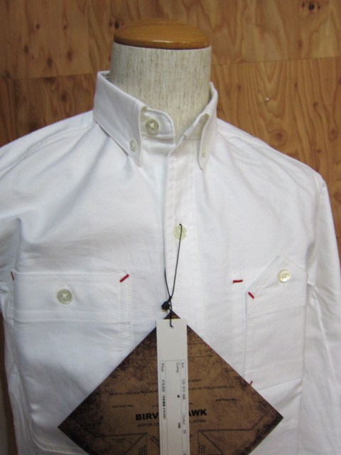 BIRVIN UNIFORM ・・・ バービン流 WHITE B/D SHIRTS!★!_d0152280_1244992.jpg