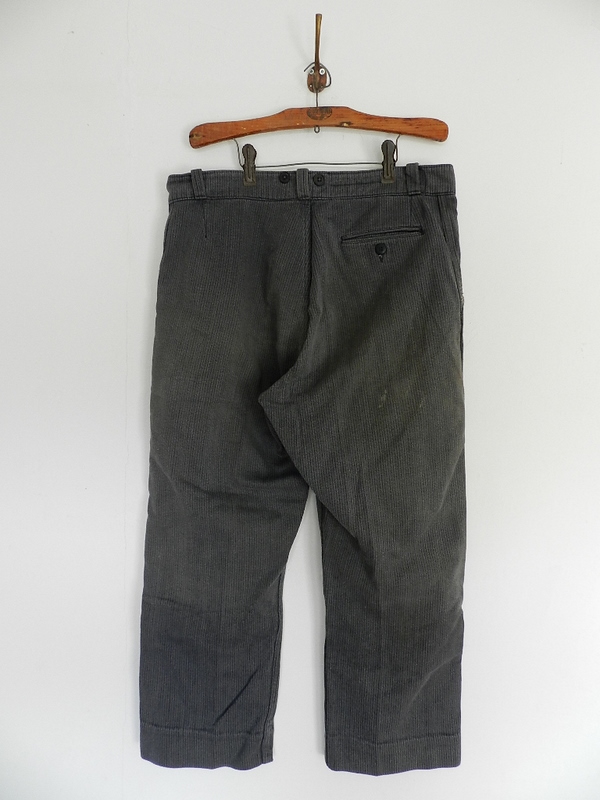 French vintage stripe&gray cotton pants 2012 oct_f0226051_13504753.jpg