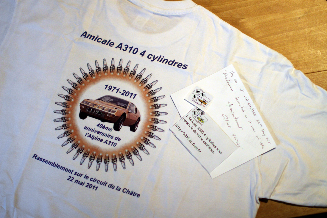 ALPINE A310 Tee shirt collector 40ème anniversaire_e0190023_0192447.jpg