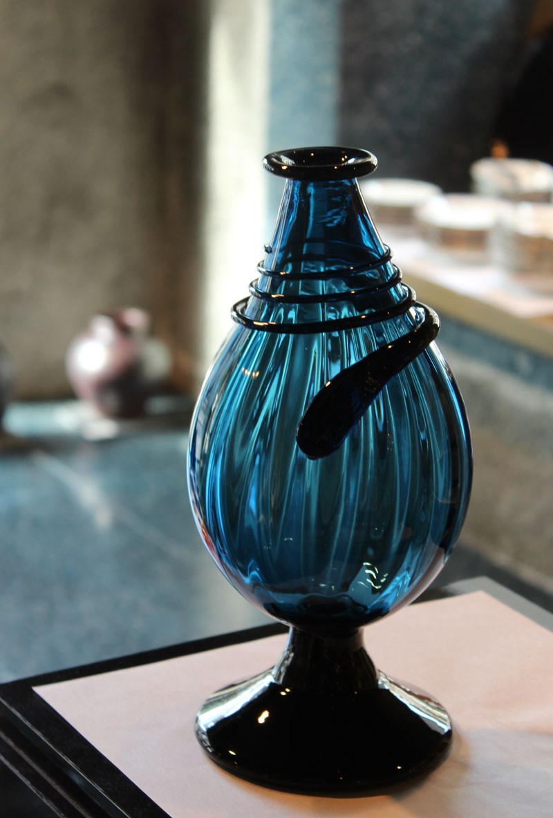 ガラス工芸家 舩木倭帆 水差し 花瓶 - 花瓶