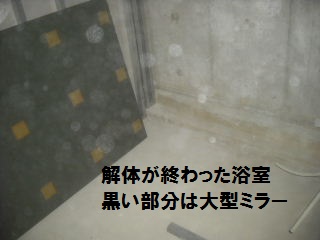緊急工事・・・ユニットバス解体_f0031037_2181438.jpg