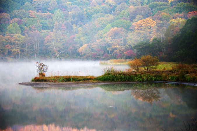 戸隠　鏡池の紅葉1_a0263109_16304879.jpg