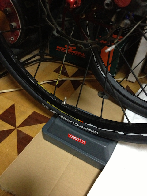 27インチ 自転車 27×1 3/8 37-630 完組 ローラー用アルミリム
