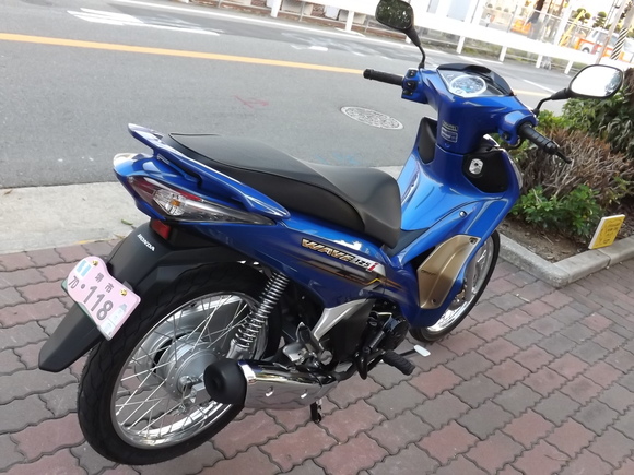 WAVE125i helm-in　詳細。_e0157602_2073341.jpg