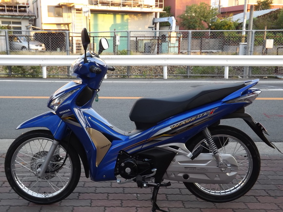 WAVE125i helm-in　詳細。_e0157602_2075719.jpg