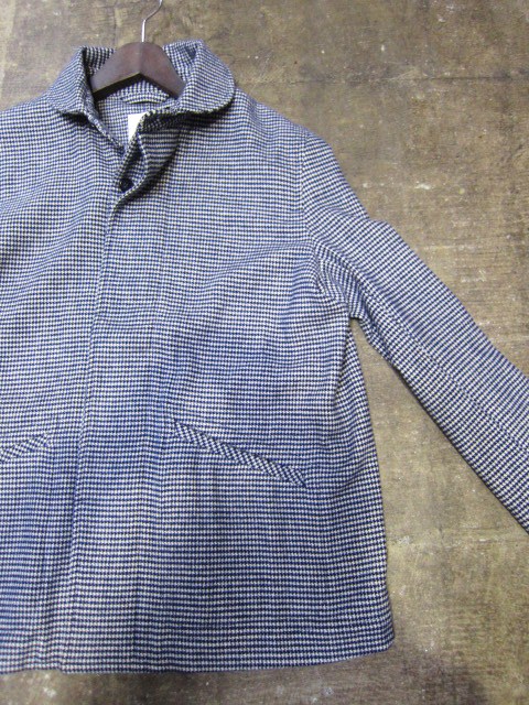 Honnete ・・・ Light Wool Melton (千鳥格子柄) JACKET 入荷♪_d0152280_0471611.jpg