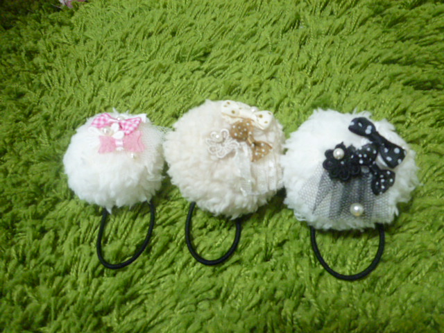 ポンポンヘアゴム リズkun Prefere ポンポンヘアゴム リズkun Prefere