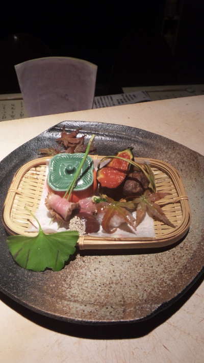 大阪店「おくどさん小柴」の秋の前菜_d0135908_14192218.jpg