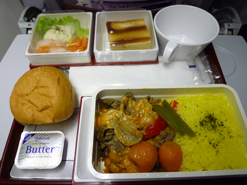 CHINA AIRLINES 成田→ホノルル便の機内食_c0152767_23302558.jpg