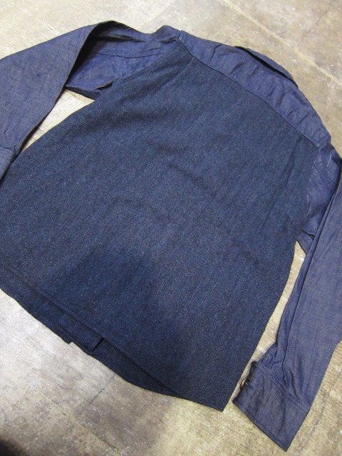 人気です♪ Wool HERINGBONE DENIM JACKET ・・・ By Kato AAA_d0152280_2134277.jpg
