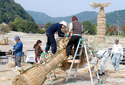 おいそ地場産市、みんなで創る近江八幡松明祭り_e0093407_16275713.jpg