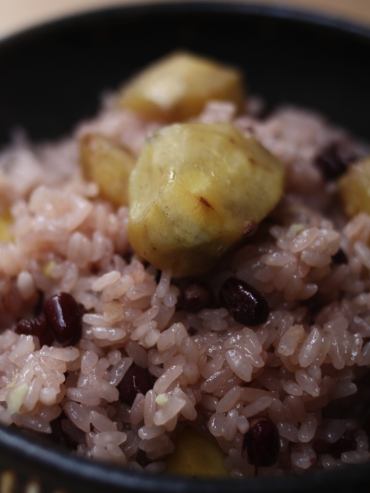 栗入りお赤飯 もち米 ふみえ食堂 A Table To Be Full Of Happiness