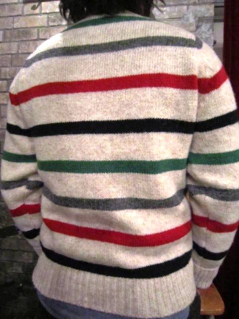 \"NORMAN TULLOCH\" MULTI COLOR STRIPE SWETER ご紹介_f0191324_7535449.jpg