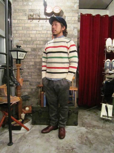 \"NORMAN TULLOCH\" MULTI COLOR STRIPE SWETER ご紹介_f0191324_7541585.jpg