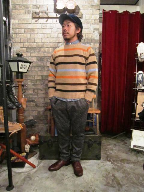 \"NORMAN TULLOCH\" MULTI COLOR STRIPE SWETER ご紹介_f0191324_75546.jpg