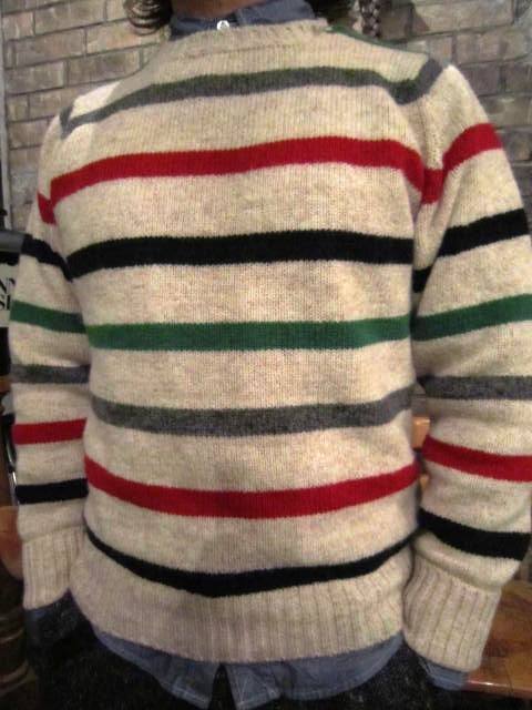 \"NORMAN TULLOCH\" MULTI COLOR STRIPE SWETER ご紹介_f0191324_813999.jpg