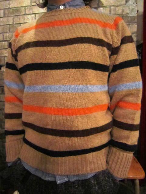 \"NORMAN TULLOCH\" MULTI COLOR STRIPE SWETER ご紹介_f0191324_82183.jpg