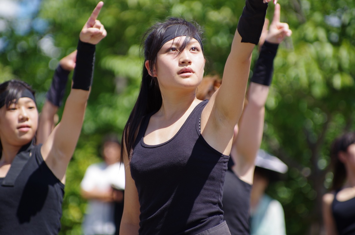 おの恋おどり２０１２公園内パレードその２ あまのじゃく い組 ヒロパンのよさこいライク N Vanライフ