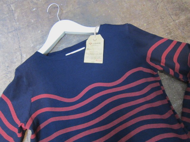 Kato AAA NAVY GROUD ・・・ 波線BORDER BASQUE TEE_d0152280_10425746.jpg