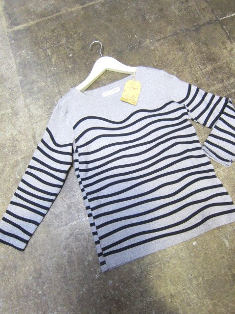 Kato AAA NAVY GROUD ・・・ 波線BORDER BASQUE TEE_d0152280_10443679.jpg