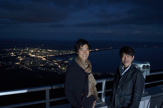 青森県むつ市　釜臥山の夜景、日本三大夜景、陸奥湾の秋、素敵な夜景の写真、秋の夜　夜景、渡辺水産_d0181492_22102239.jpg