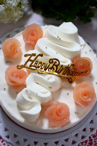 林檎のお誕生日ケーキ Table Diary 林檎のお誕生日ケーキ Table Diary