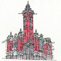 建築イラスト　-横浜-　　　　画：大島健二_f0230666_9513250.jpg