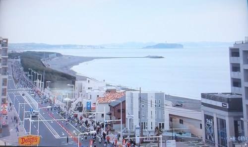湘南国際マラソン...残念曇天で富士山は見えません。_b0137932_13135486.jpg