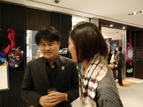ISHIDA表参道のGAGAパーティに亀田興毅さんらもお目見え_f0039351_14583536.jpg